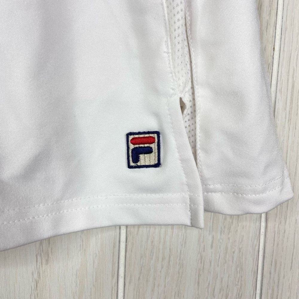 Fila Womens Athletic Mini Logo Tennis Skort Elastic Waist White XL - Picture 2 of 7
